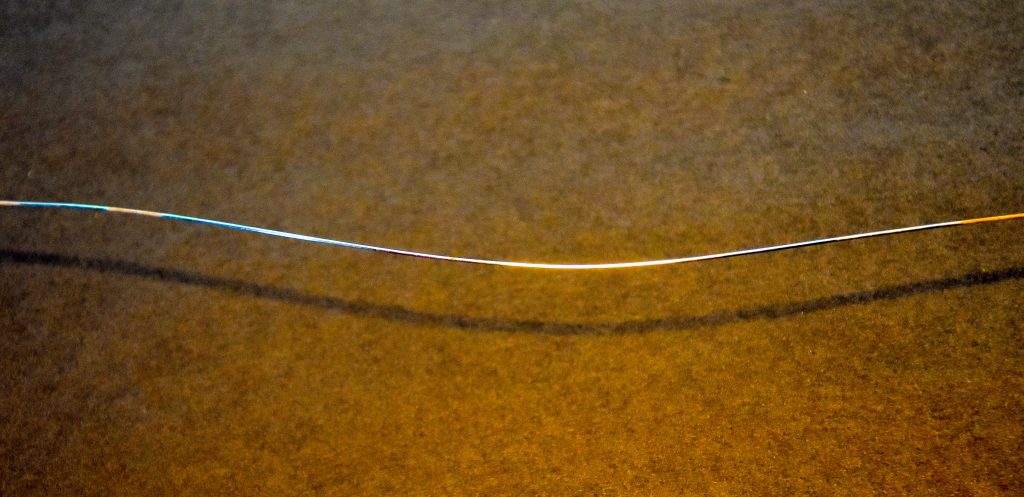 A thin wire